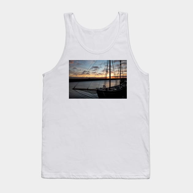 Sunrise on the River Blyth Tank Top by Violaman